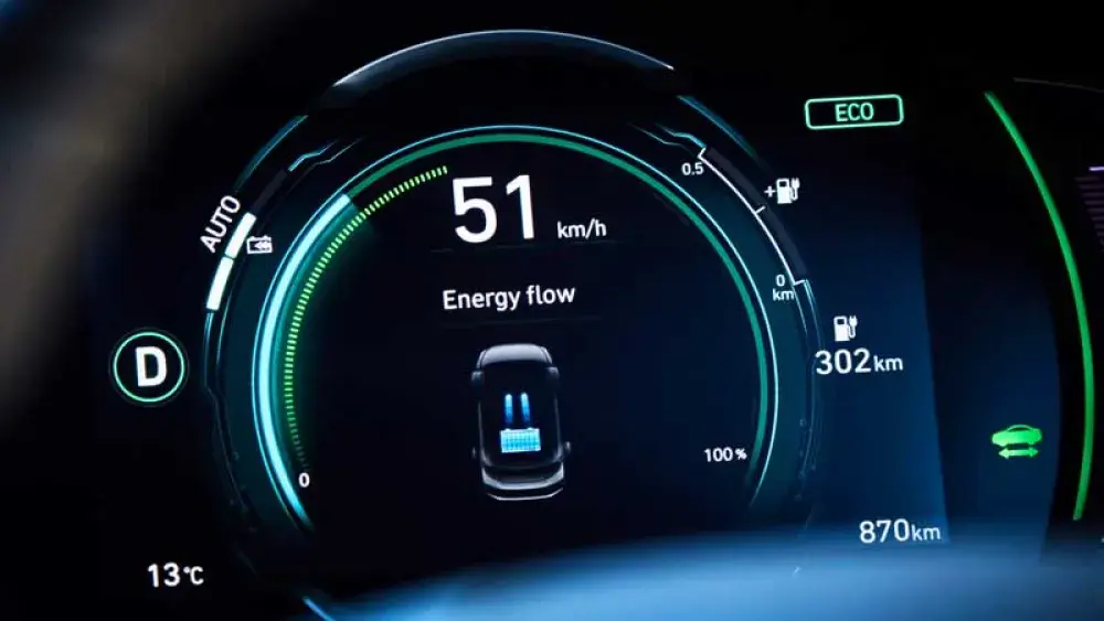 Electic car display